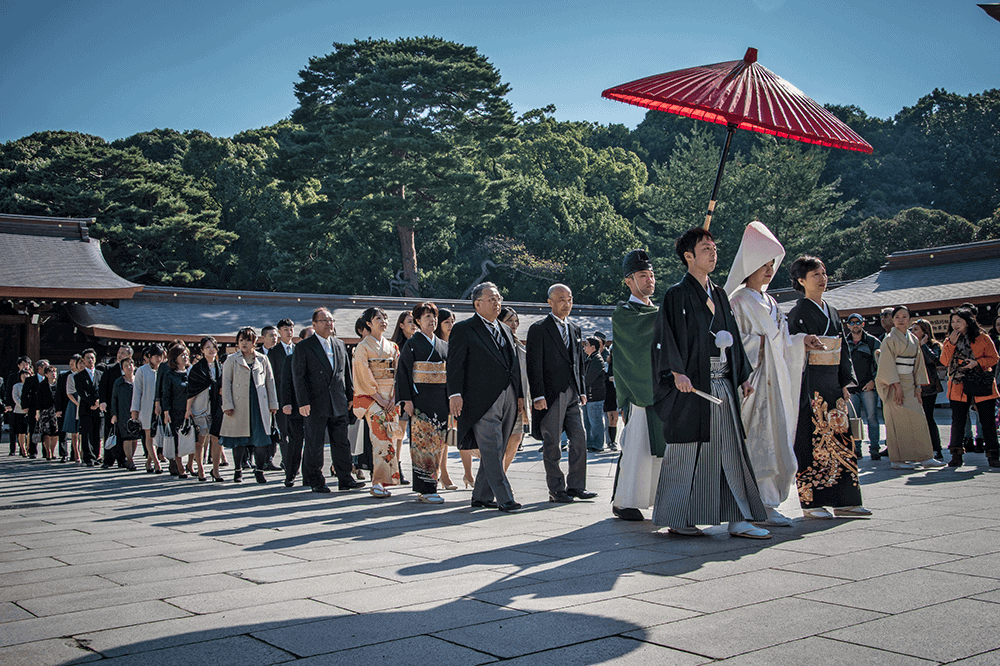 Matrimonio al Meiji Jingu
