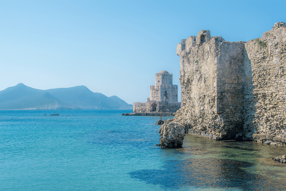 Viaggio nel Peloponneso, Grecia, Spiagge Storia