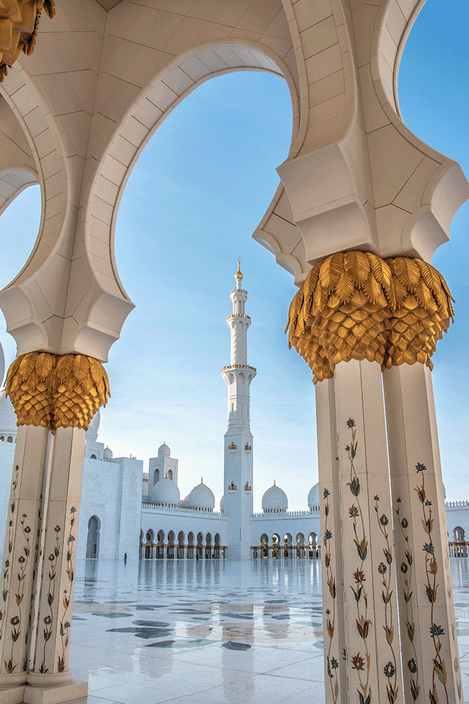 Minareto della Moschea di Abu Dhabi