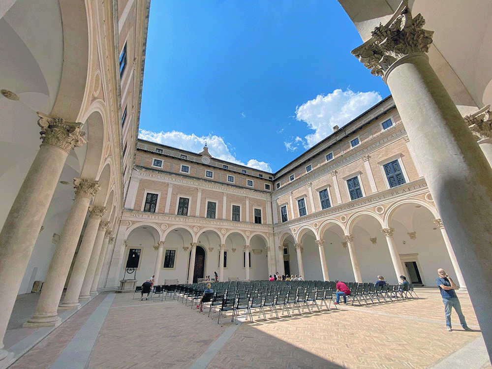 Cortile del Palazzo Ducale di Urbino