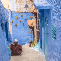 Chefchaouen, la città blu in Marocco